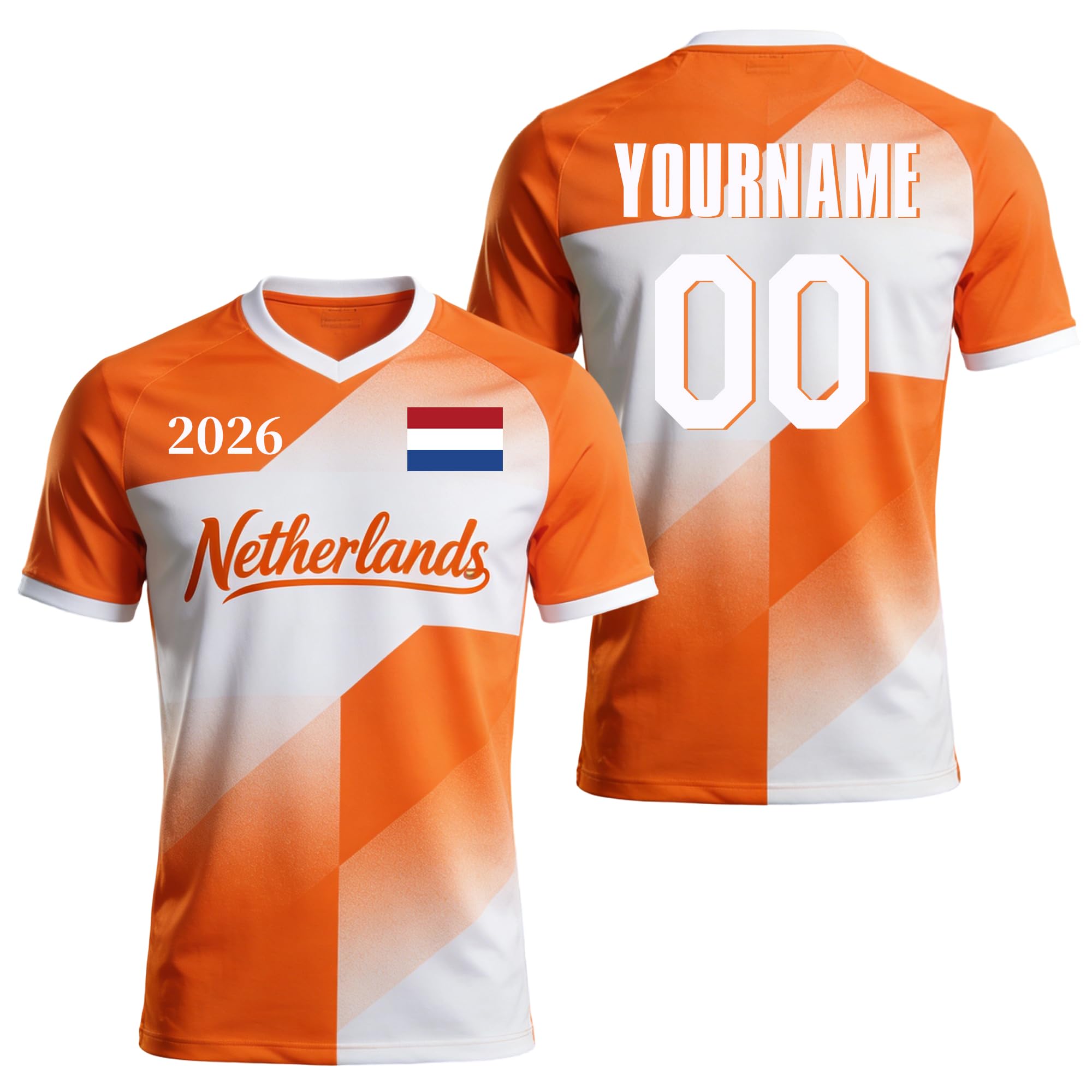 Custom Soccer Jersey for Men Women Kids, Personalized Football T-Shirt with Any Name and Number, Breathable Sport Team Uniform for Training
