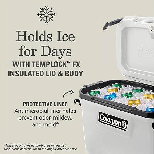 Miniatura 2 de Coleman Cooler: enfriador de 55 cuartos de galón serie Convoy