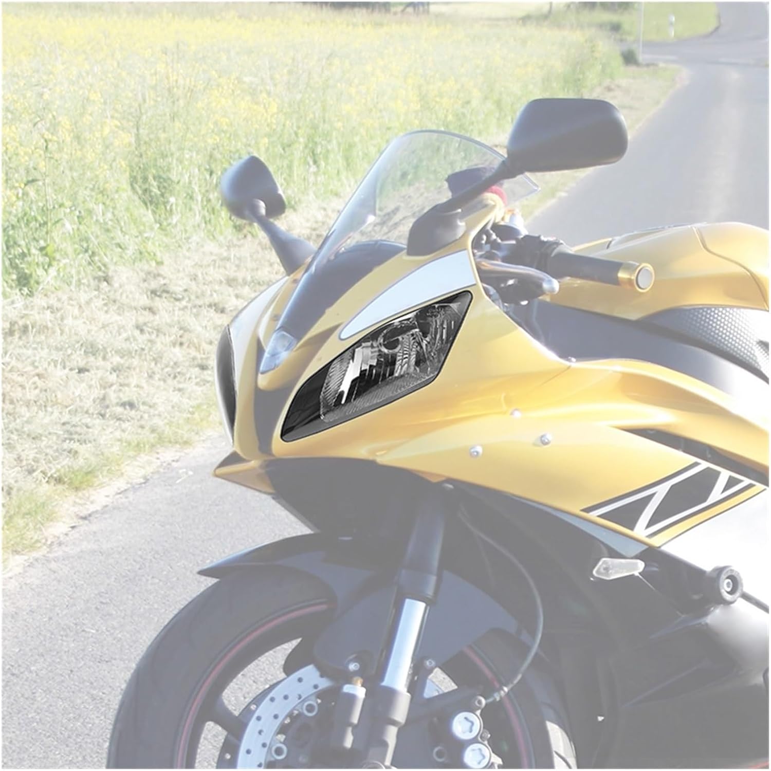 バイク ヘッドライト カウル アセンブリ に適合するYZF-R6用 に適合するYZFR6 2006 2007 オートバイ用フロントヘ
