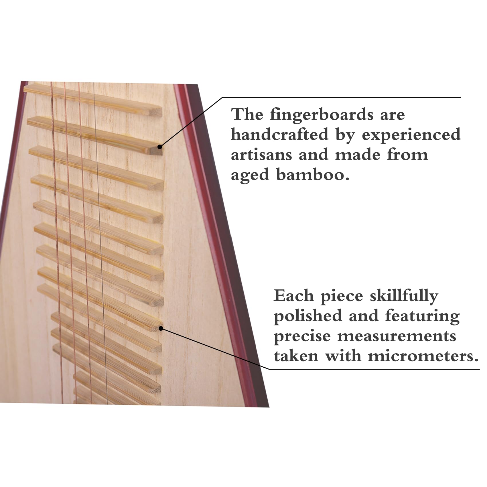 MUYIYANG Selected Hardwood Chinese Lute Pipa Instrument, Set for Beginner,Chinese National Traditional Stringed Instrument - Image 3