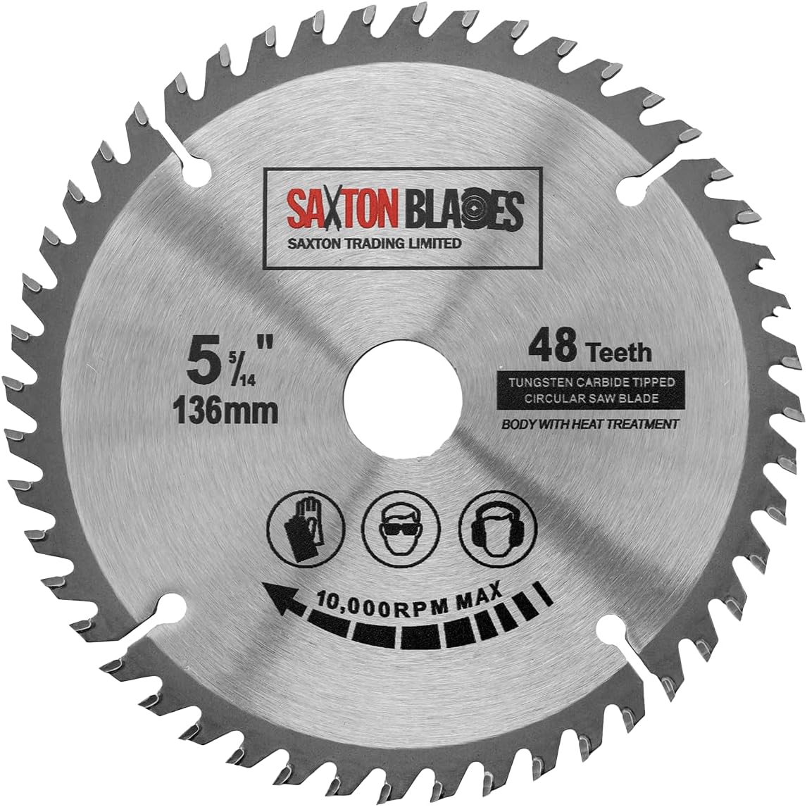 Lama Per Legno E Plastica Saxton - Lama Circolare Per Legno, 160x20 Mm, 60 Denti, Per Festool TS55, Bosch, Makita Lama Per Legno Duro