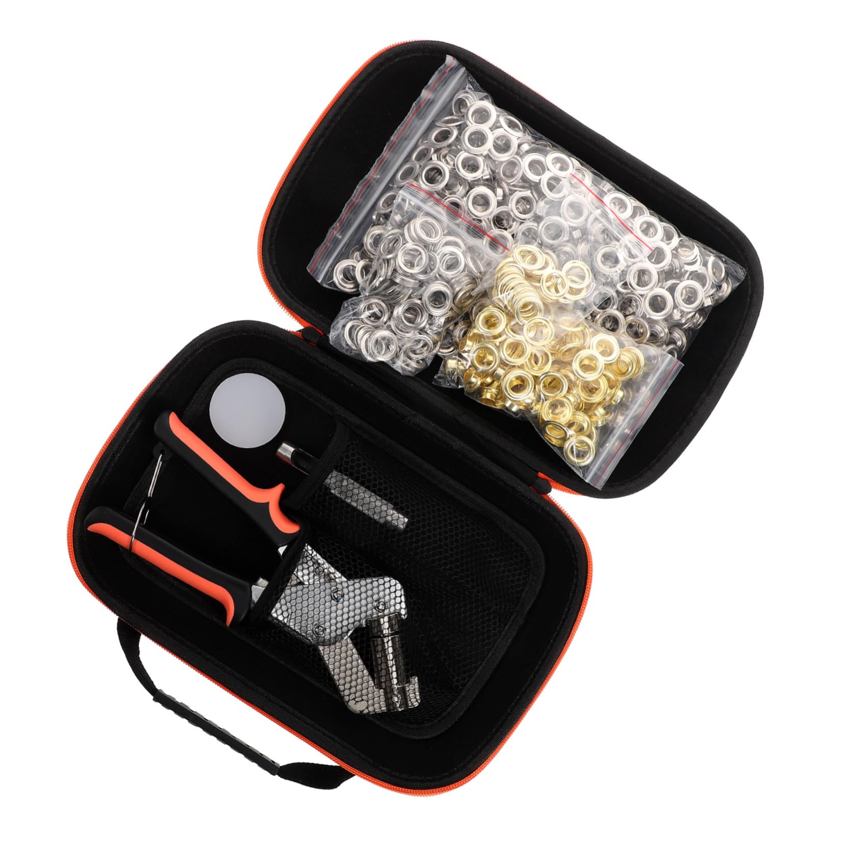 1set Per Occhielli Kit Portatile Occhielli e Accessori Facile Usare Per Principianti e Professionisti