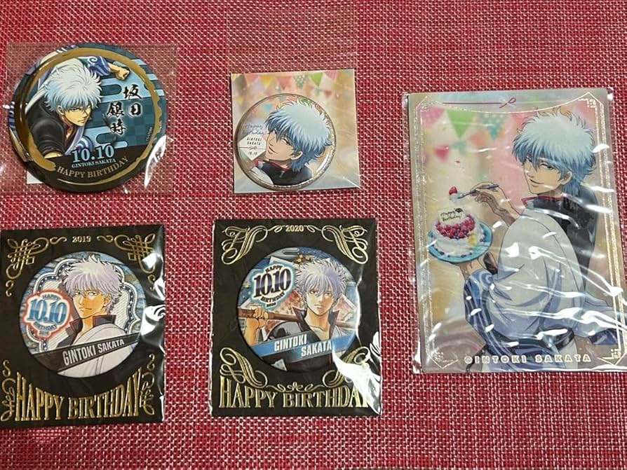 銀魂坂田銀時缶バッジセット