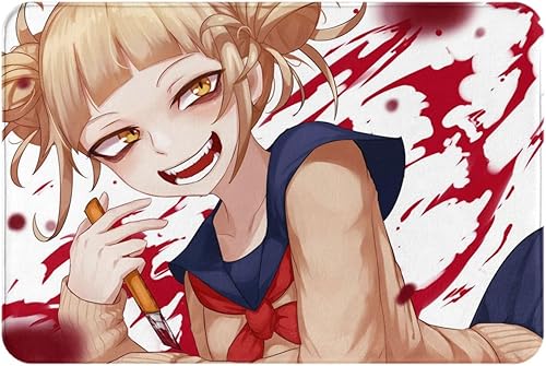 Miniatura 8 de EREUYDT Himiko - Alfombra decorativa de anime Toga, antideslizante, lavable, para interiores y exteriores, 29 x 17 pulgadas