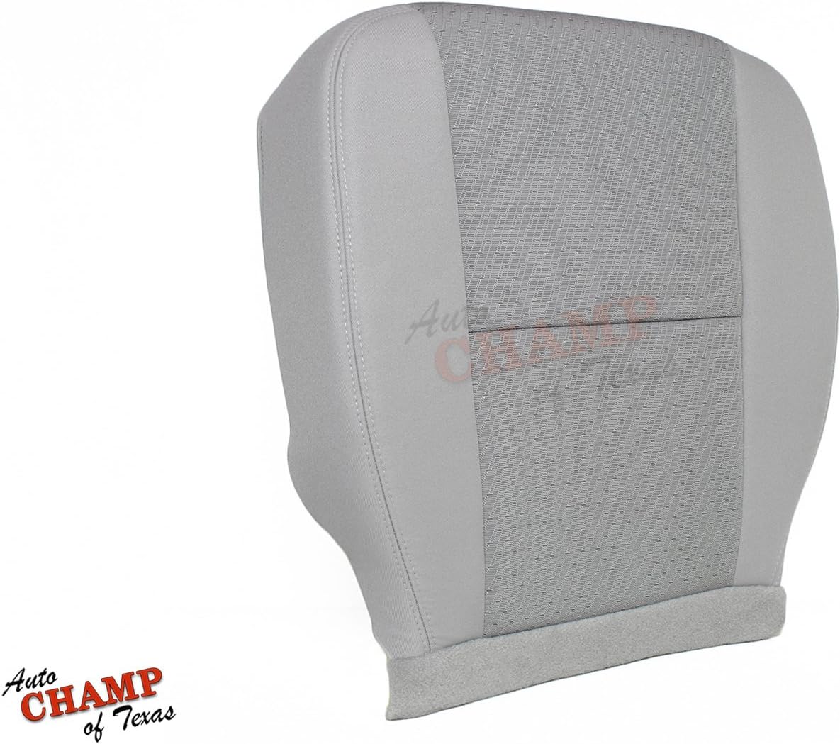 Compatible with 2008-2010 GMC Sierra 3500h D SLE -Driver Bottom Cloth Seat Cover, Gray
