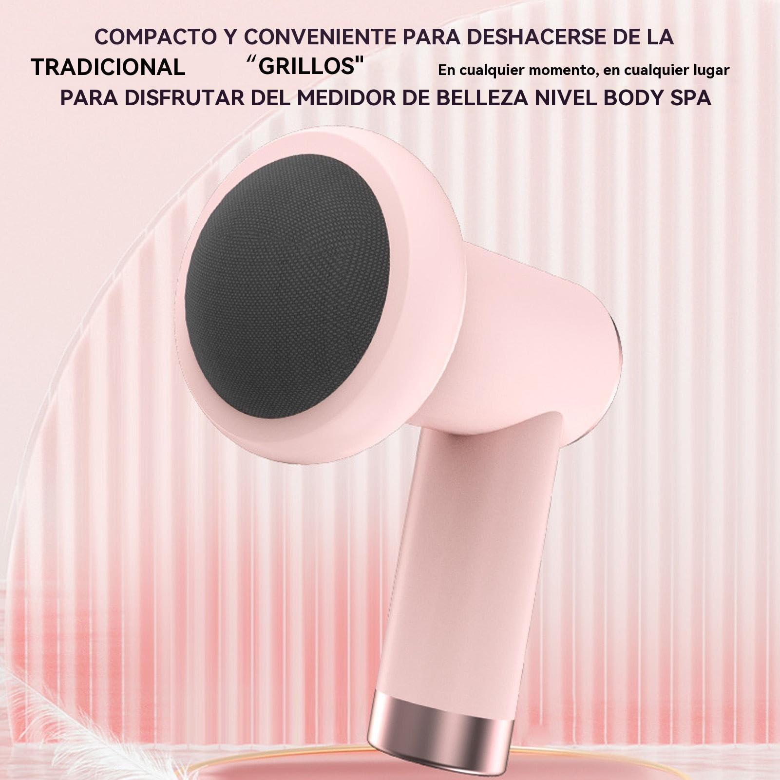 Masajeador De Vientre Para Reducir Grasa Reductor de Celulitis para Piernas | Rodillo Eléctrico Modelador con 5 Cabezales para Masajes en Abdomen, Espalda, Muslos y Piernas