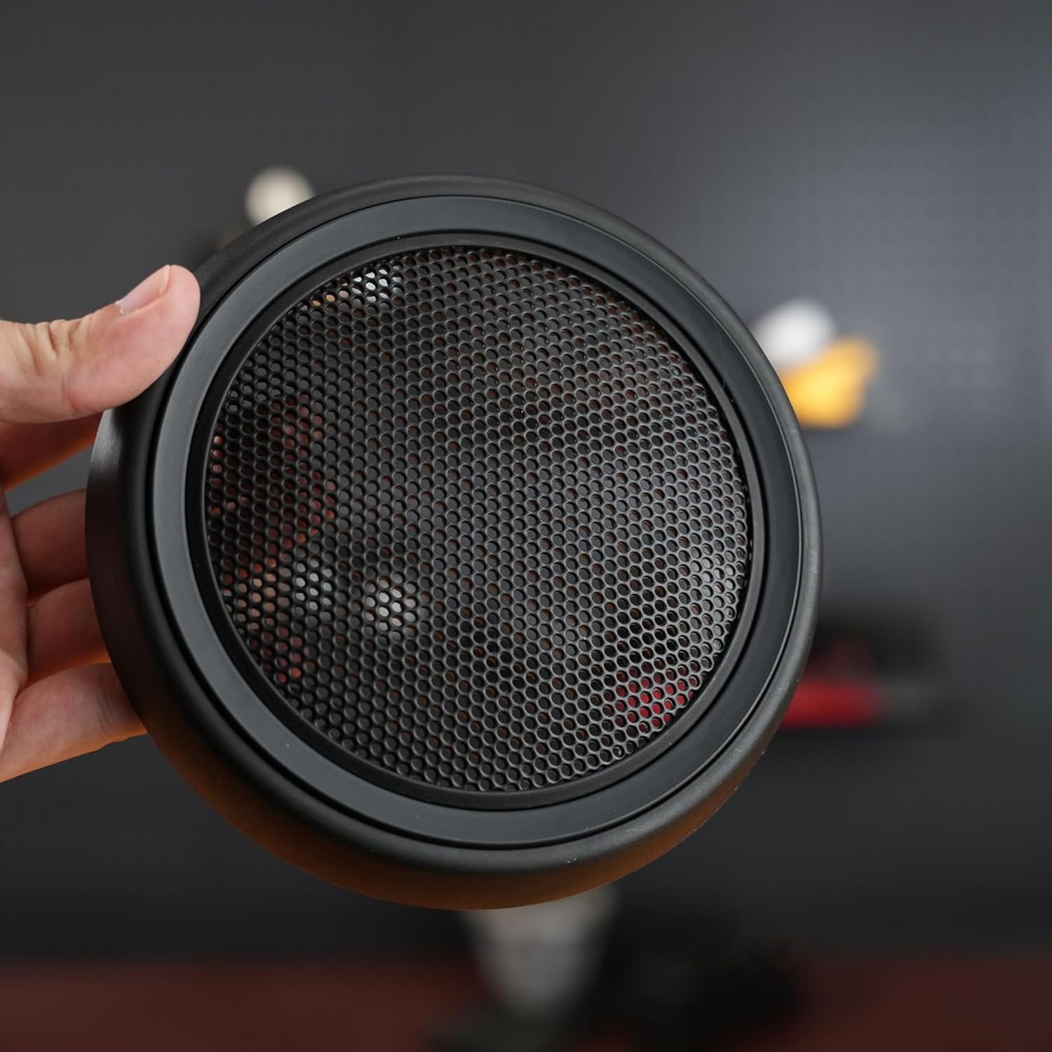 Rldym Front Door Speaker Cover Grille 51412753333 for BMW Mini Cooper Clubman R55 2007-2009, R56 R57 2006-2009, 51412756567 Black