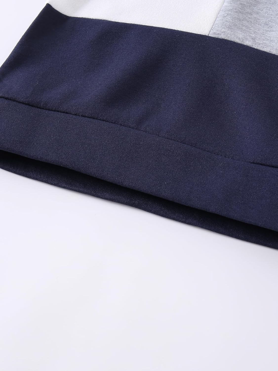 Boys Hooded Pants Set 4 Piece Colorblock Sweatshirt and Jogger Pants Pullover Sweatsuit Fall Winter Outfits 4-12 Years - Image 4