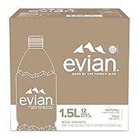Vista 11 de Evian Agua de manantial natural, botella de 1,5 L (paquete de 12)