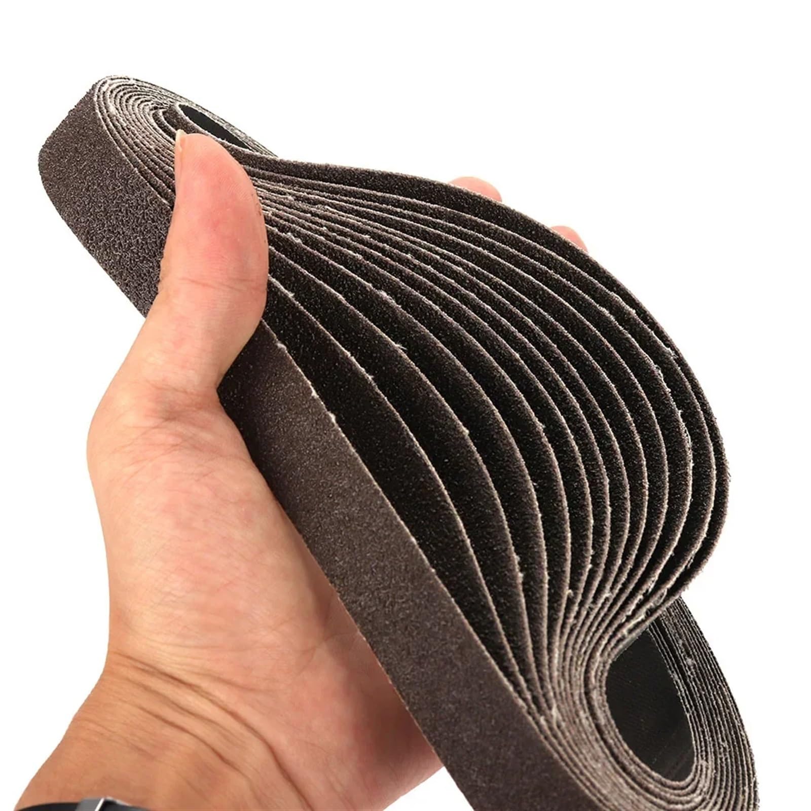 Szlifierka taśmowa Taśmy szlifierskie 20 szt. 20X520 mm Materiał ścierny do metalowych mebli drewnianych Szlifowanie 60 ziaren | 320 Grits