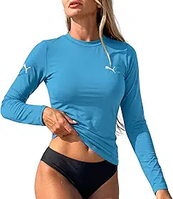 Camiseta Térmica Puma UV50+ Manga Longa Feminina Adulto