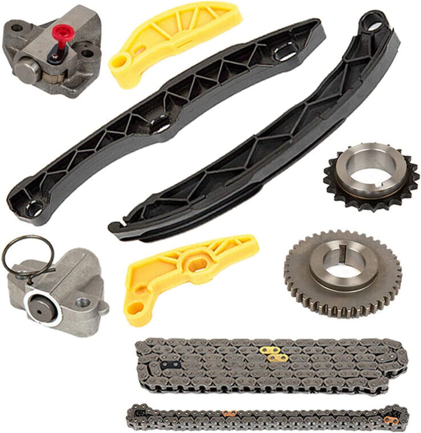 Engine Timing Chain Kit Oil Pump Gear for G4KJ 2.4 2.0L Automotive Timing Chain Set Cam Phaser Camshaft