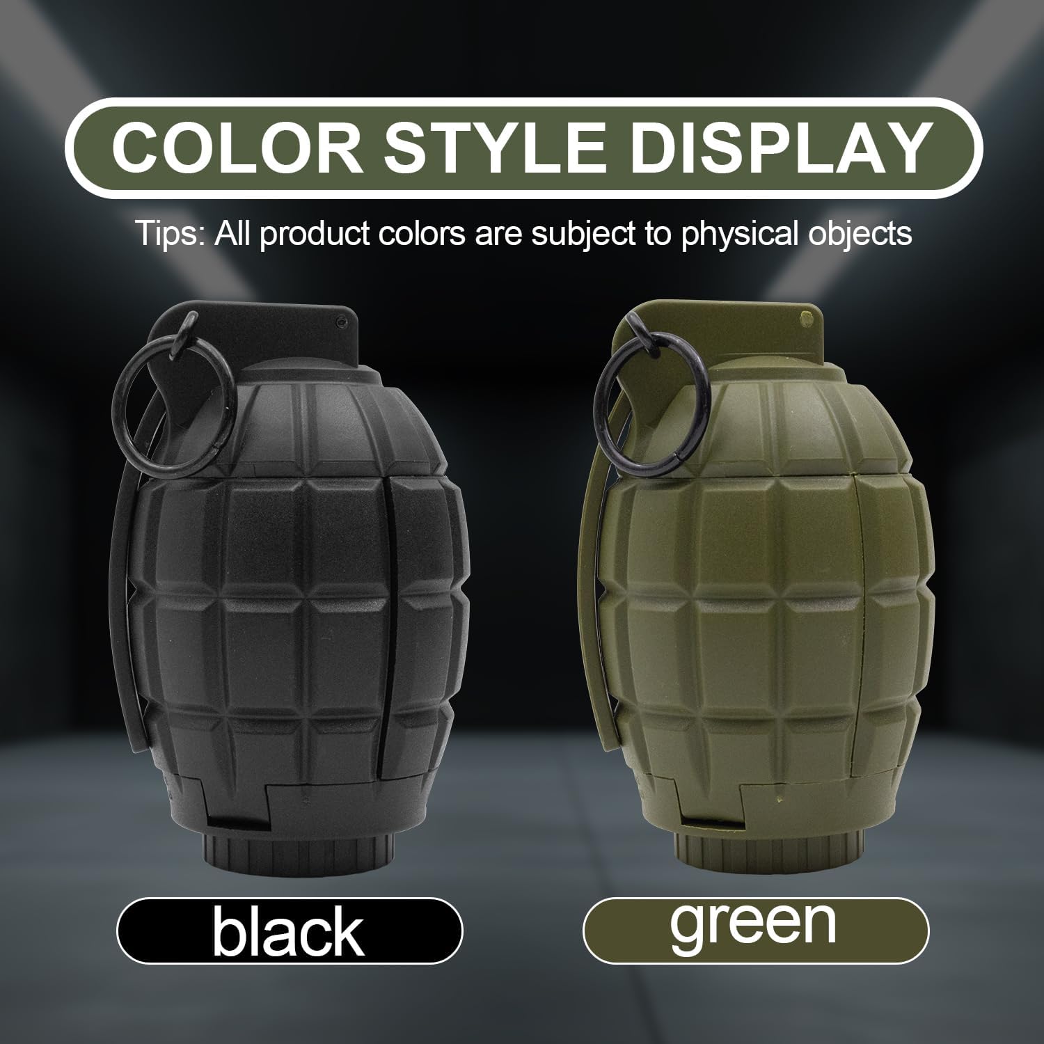 Zhongren Airsoft Tactical Grenade Plastic CS Battle Game Toy Dummy Hand Grenades Model Pull Ring Toys for Age 14+
