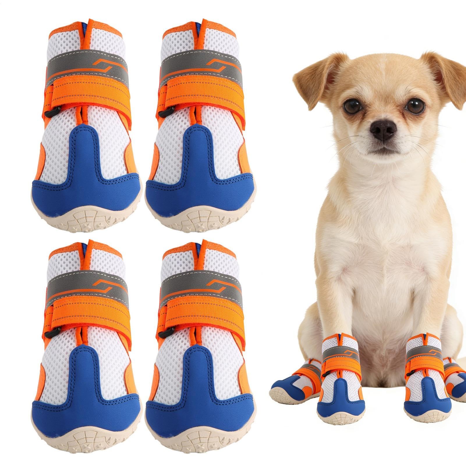 Chaussures pour chien d'été protection pattes teckel et marche extérieur