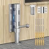Slide Bolt Gate Latch Hardware, Barrel Bolt Latch, 6.3 Inch Heavy Duty Solid 304 Stainless Steel Silver Finish Lock for Wooden Fence/Shed/Yard/Barn Door/Interior and Outdoor (Silver)