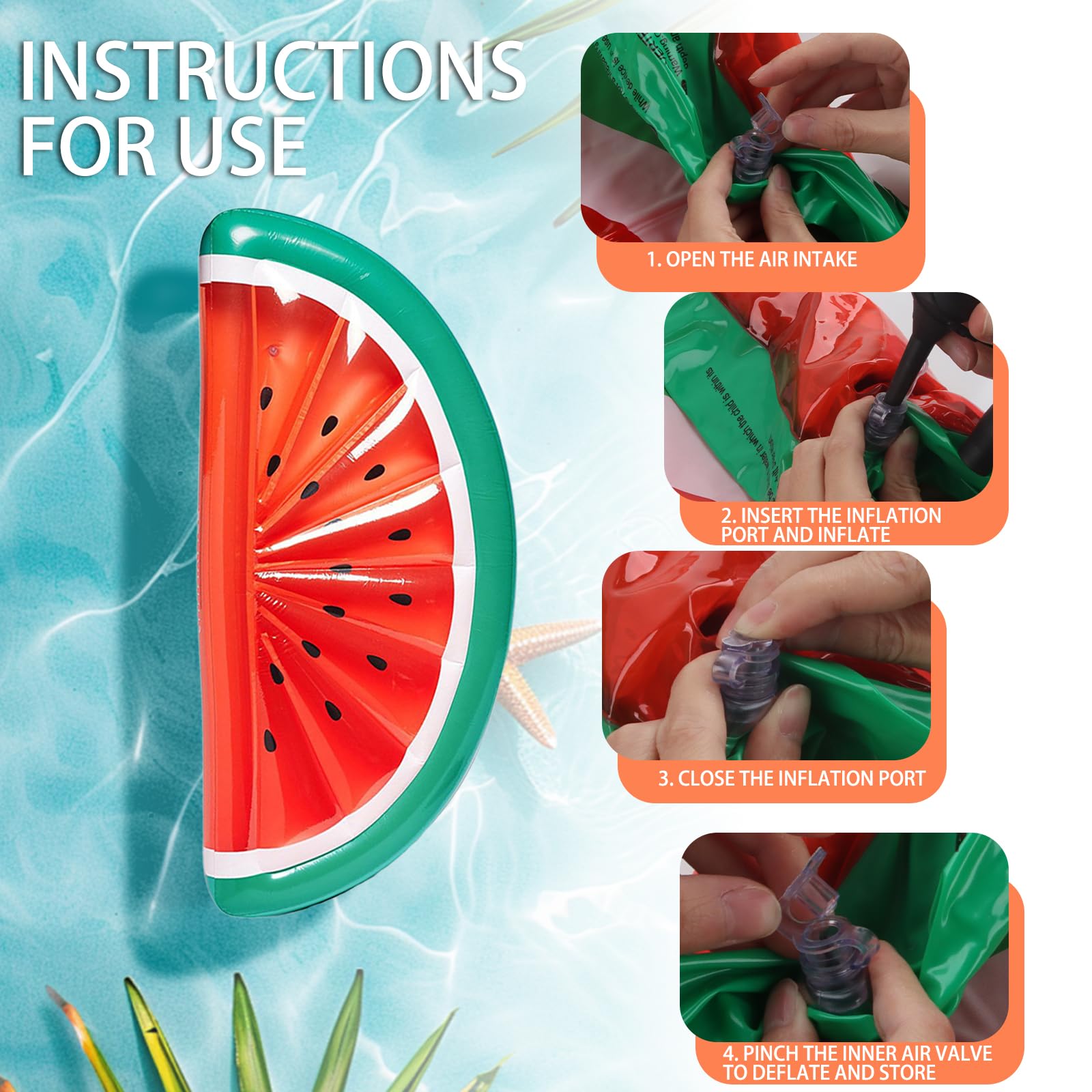ACTOYS Materassino Gonfiabile Piscina, Amaca Gonfiabile, Letto Galleggiante Gonfiabile Acqua Amaca, Galleggiante Mare Gonfiabile per Piscina Beach Party