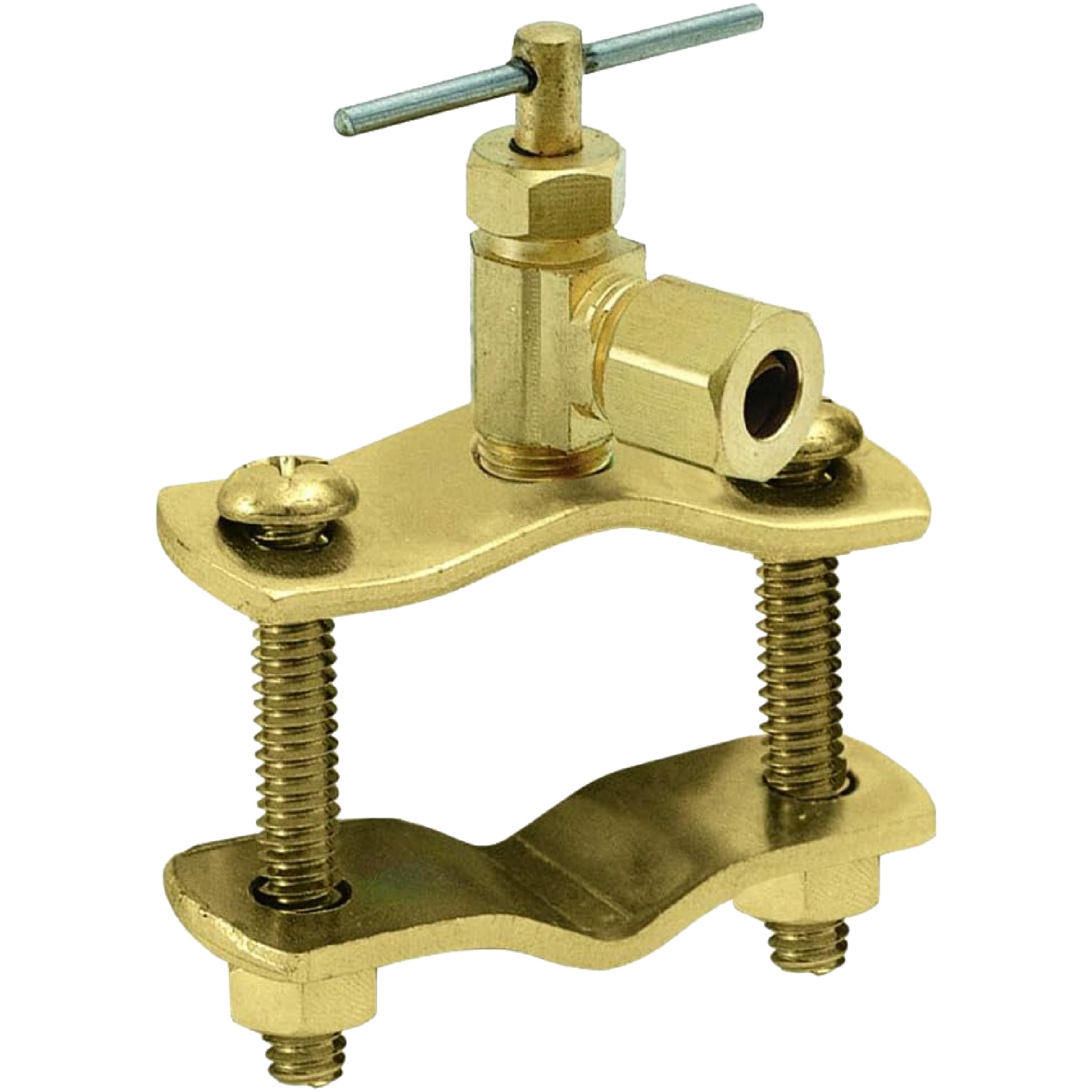 EZ-FLO 1/4 Inch (OD) Self Tapping Saddle Valve, Brass, 65801LF