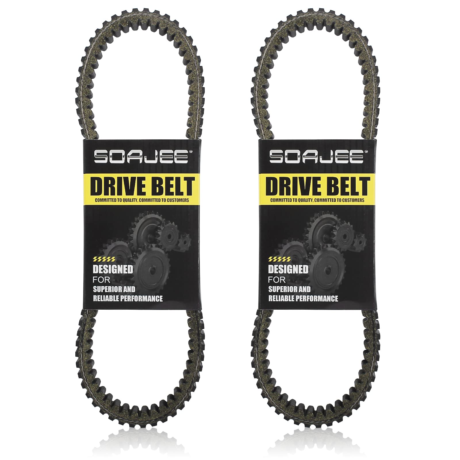 MOTOBULL Drive Belt For Yamaha Grizzly, Kodiak, Rhino, Wolverine 400/450 (2006-2014) - Replaces 5GH-17641-10-00 - View #12