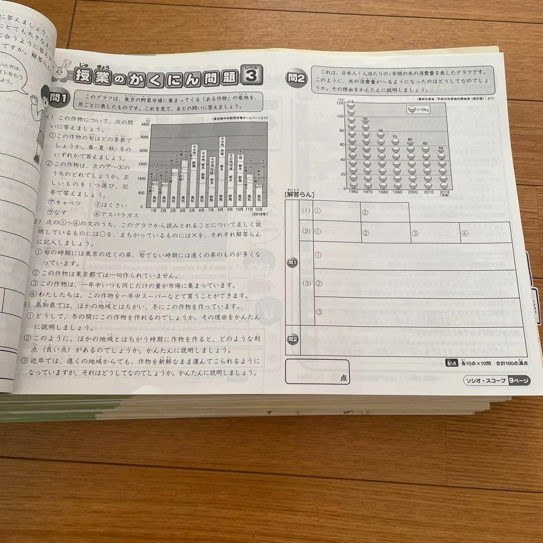 ㉓A 書き込み少なめ　SAPIX サピック4年　社会　テキスト　季節講習講習込み ㉓A 書き込み少なめ SAPIX サピック4年 社会 テキスト 季節講習