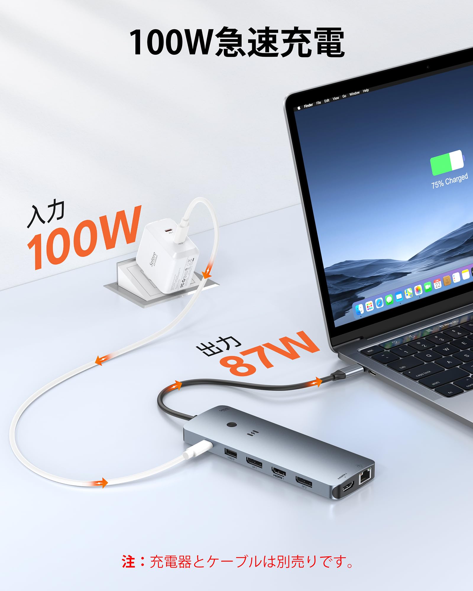 Amazon.co.jp: SELORE 14-in-1 USB C ドッキングステーション 3画面