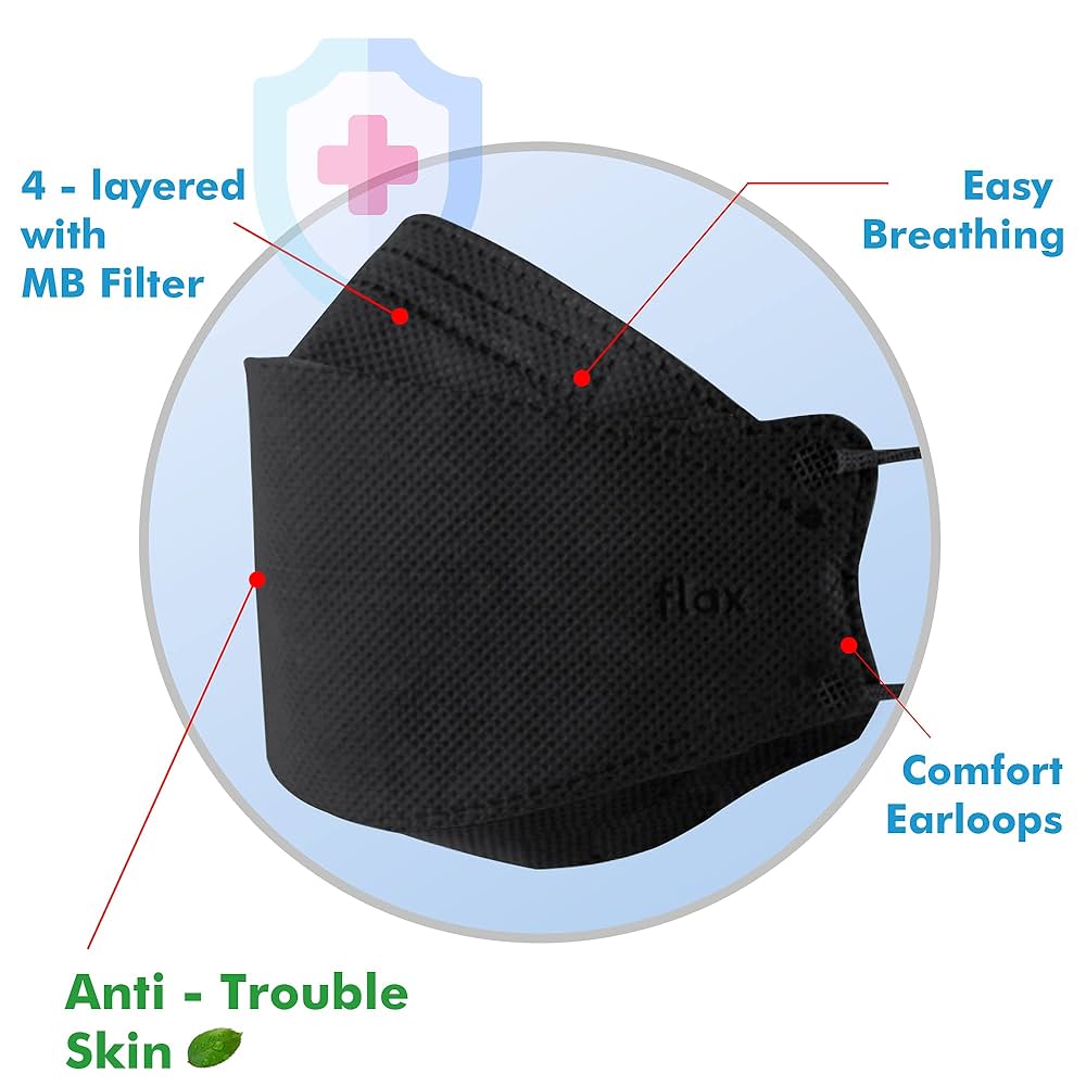 パック・フェイスマスク k&k Amazon.com: KN FLAX [40Packs KF94 - Face Protective Mask for