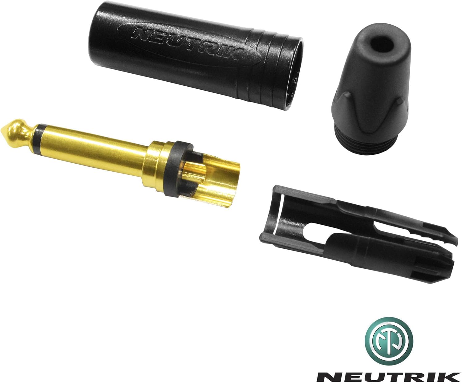 WORLDS BEST CABLES 10 Foot - Gotham GAC-1 Ultra Pro - Premium Low-Cap (21 pf/F) Guitar Bass Instrument Cable – w/Neutrik Gold Straight to Straight ¼ inch (6.35mm) TS Connectors - Custom Made