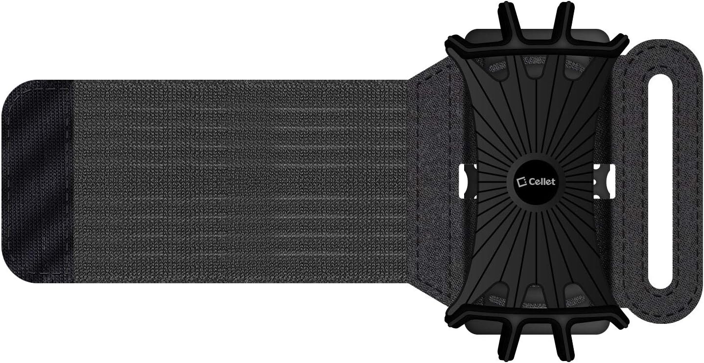 Armband for iPhone and Android Smartphones, Holder for Running, Jogging, Exercise – Universal Adjustable Sports Armband Cell Phone Holder for iPhones and Galaxy, Google Pixels