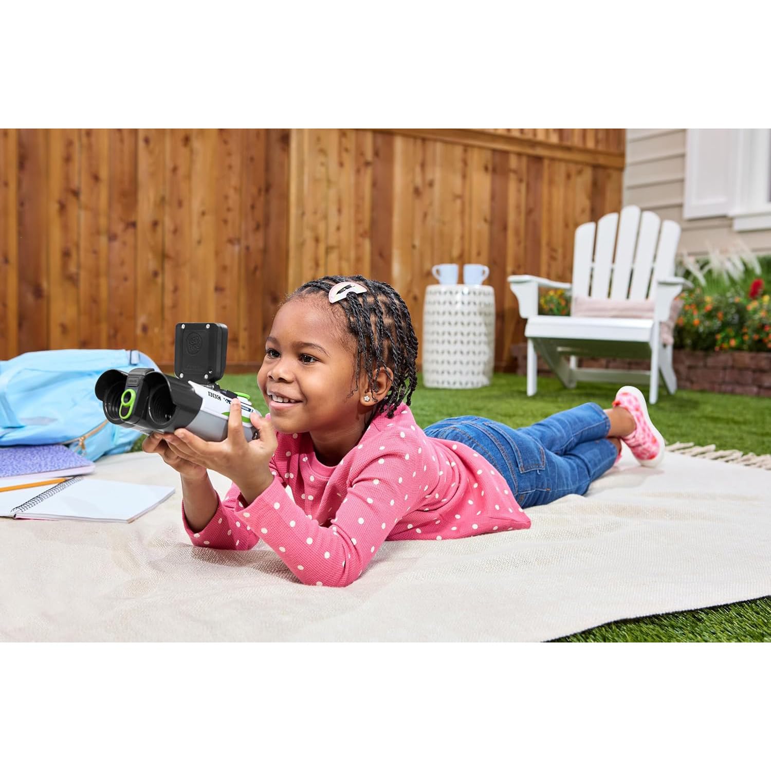VTech Prismáticos interactivos, prismáticos para niños con 6 Modos de Juego, Pantalla LCD a Color, más de 700 contenidos BBC Integrados, visión Nocturna, Idioma Italiano, Pilas Incluidas, 5-12 años