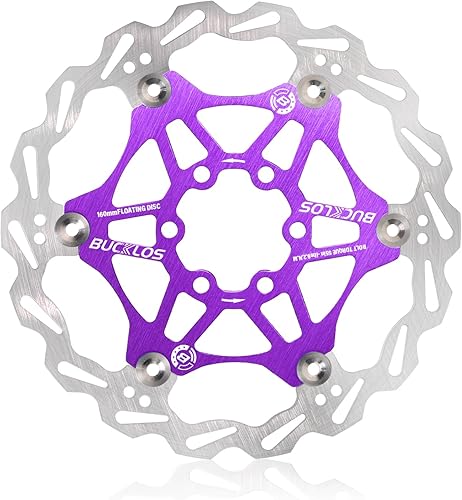 Miniatura 8 de BUCKLOS Rotor de freno de disco flotante de 6.299 in, 7.087 in y 7.992 in, rotores de frenos MTB de acero inoxidable con 6 pernos, rotor de disco