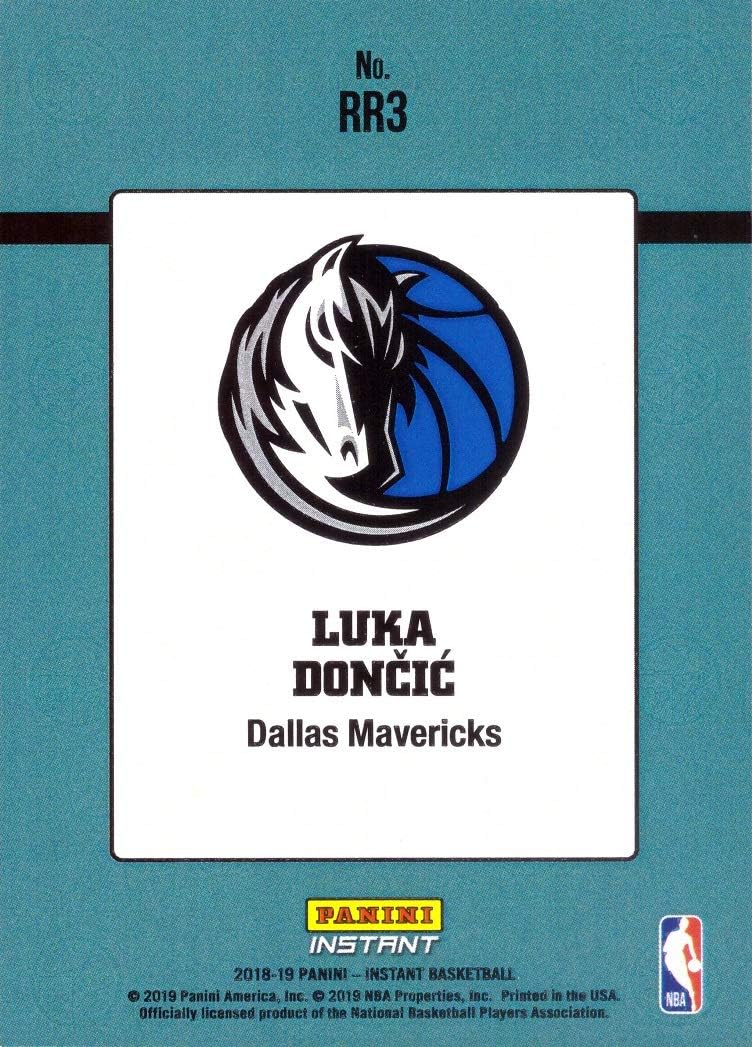 2018-19 Panini Instant #RR3 Luka Doncic Rated Rookie Basketball Card - 1988 Donruss Retro Style
