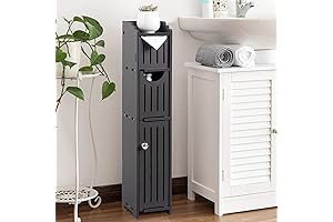 AOJEZOR Bathroom Side Cabinet: Conquer Clutter With Ease