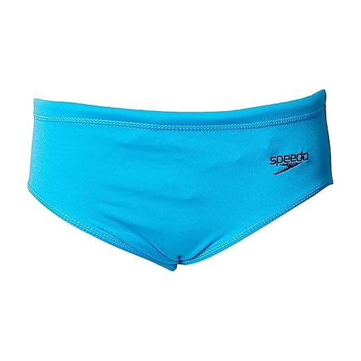 Sunga Infantil, Speedo, Acquaplus, Modelo Liso com Forro Interno e Cordão Personalizado, Tamanho Kids, tamanho G - Azul Céu