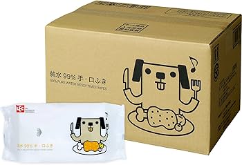 Amazon.co.jp: レック(ポチデザイン) 純水99% ウエットシート 手・口