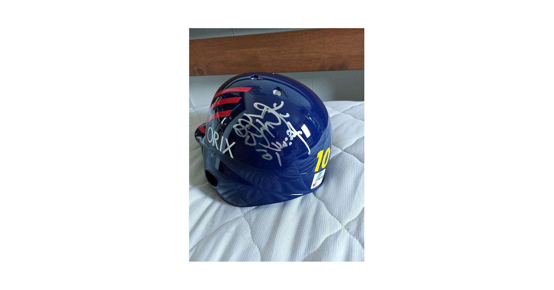 谷佳知　直筆サイン入りヘルメット　オリックス Amazon.co.jp: プロ野球 谷佳知 サイン ヘルメット オリックス