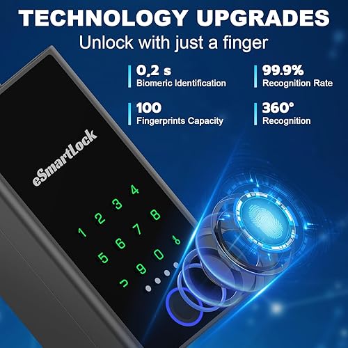 Miniatura 4 de Caja de seguridad inteligente con aplicación de huellas dactilares, Bluetooth eLinkSmart con código digital, resistente a la intemperie para montaje