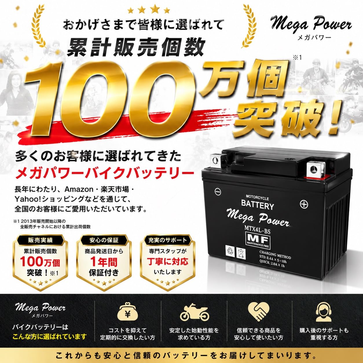 Amazon | メガパワー バイクバッテリー ディオ SP ZX (Dio SP ZX) 型式