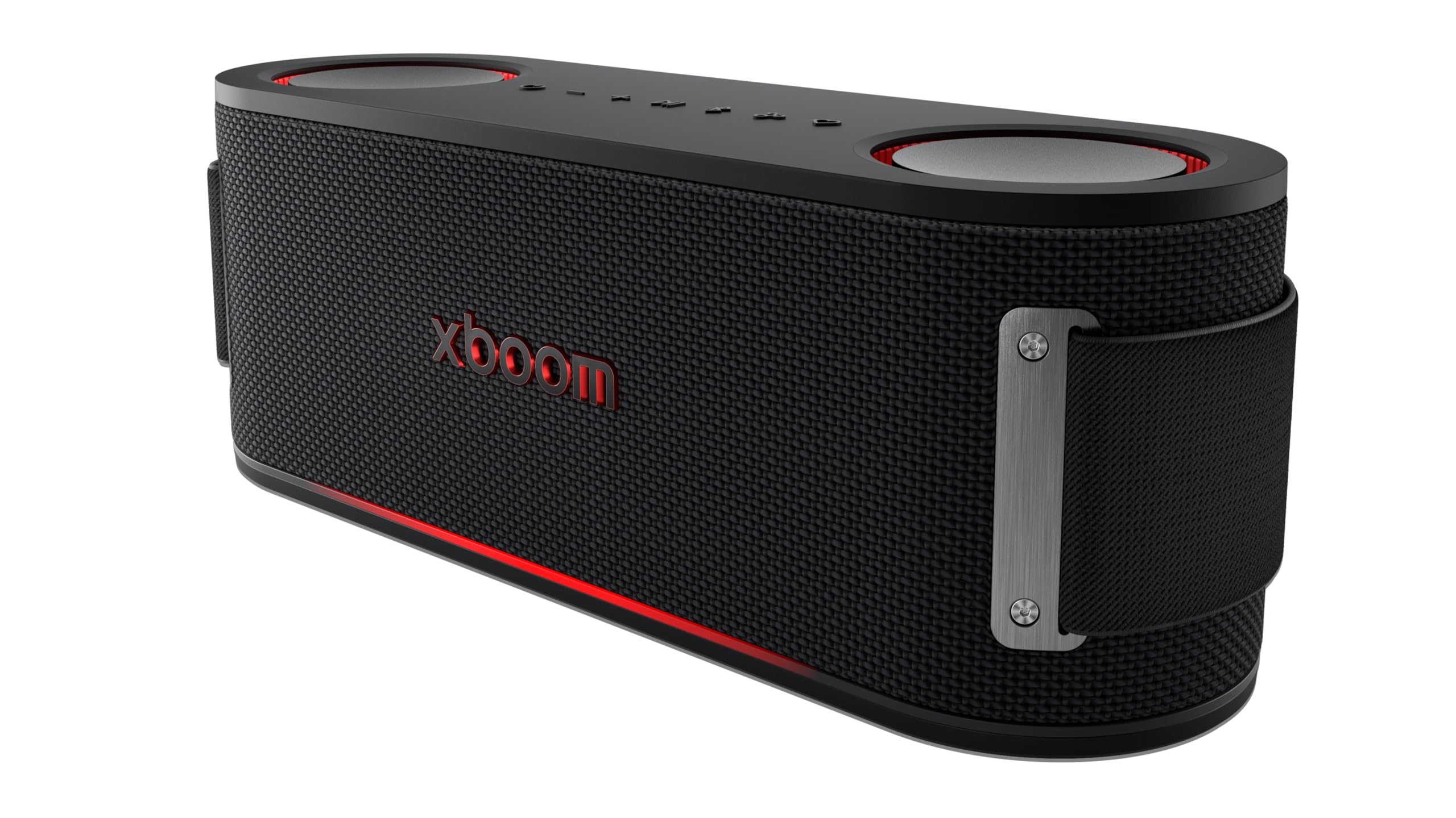 LG xboom Bounce by will.i.am, tragbarer Bluetooth-Lautsprecher (Signature Sound, nach Oben gerichtete Passivstrahler, IP67, bis zu 30 Std. Akkulaufzeit), Schwarz [Modelljahr: 2025]
