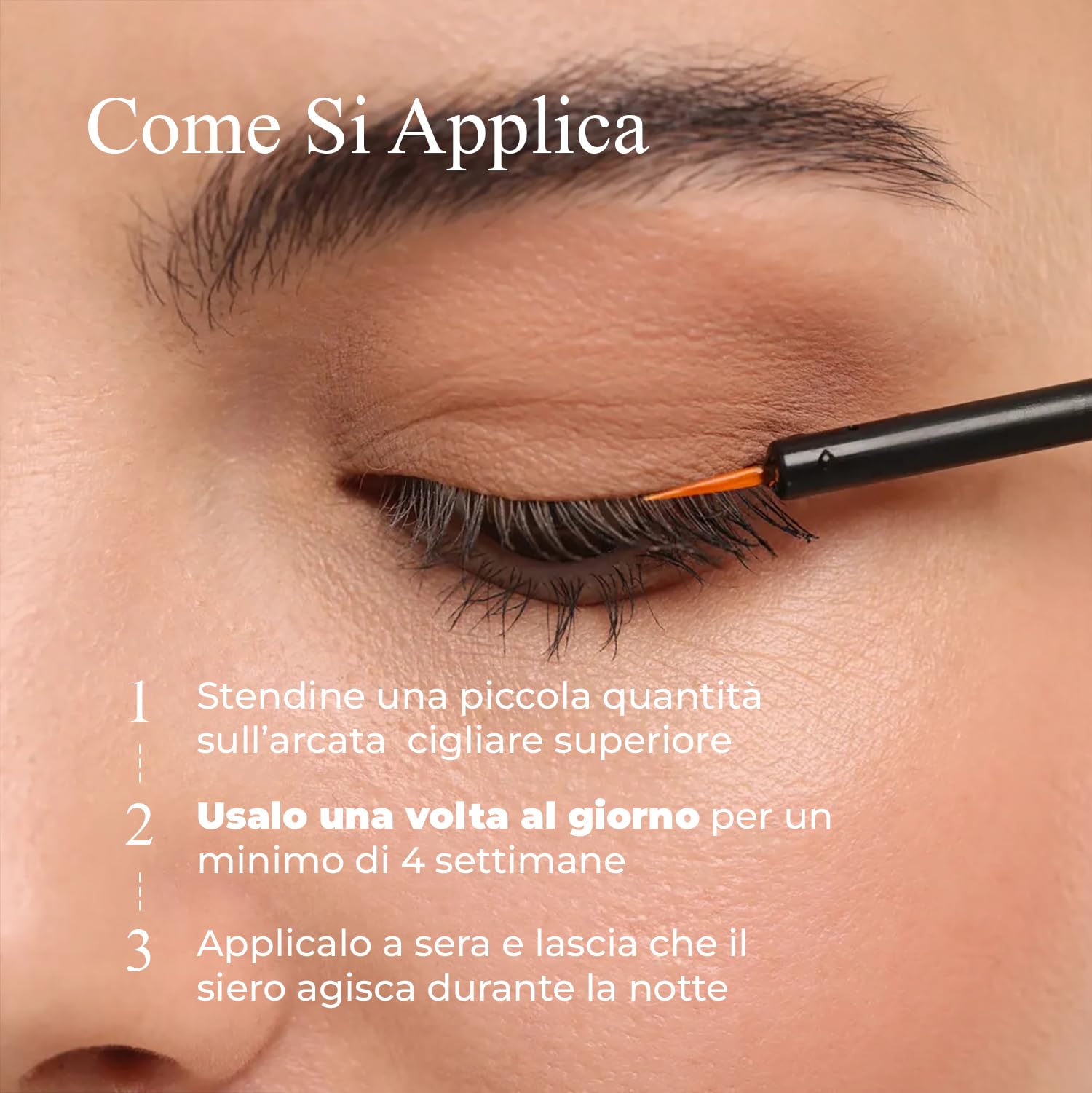 Siero Ciglia Allungante LASH LOVE (3,0 ml) Lash Serum Booster allungante e infoltente per ciglia lunghe e folte.
