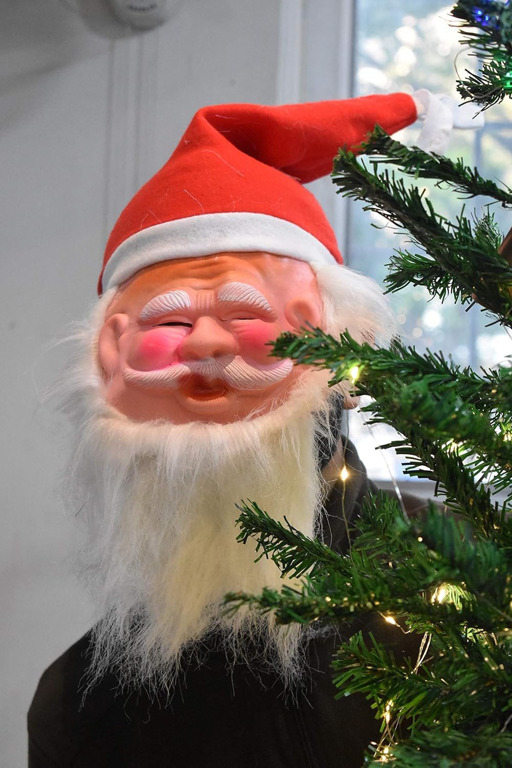 Grabsmart Santa Claus Christmas Xmas Party Mask Hut for Adults Men Kids (Pack of 1) (B0CP94QVZP) Amazon Price History, Amazon Price Tracker