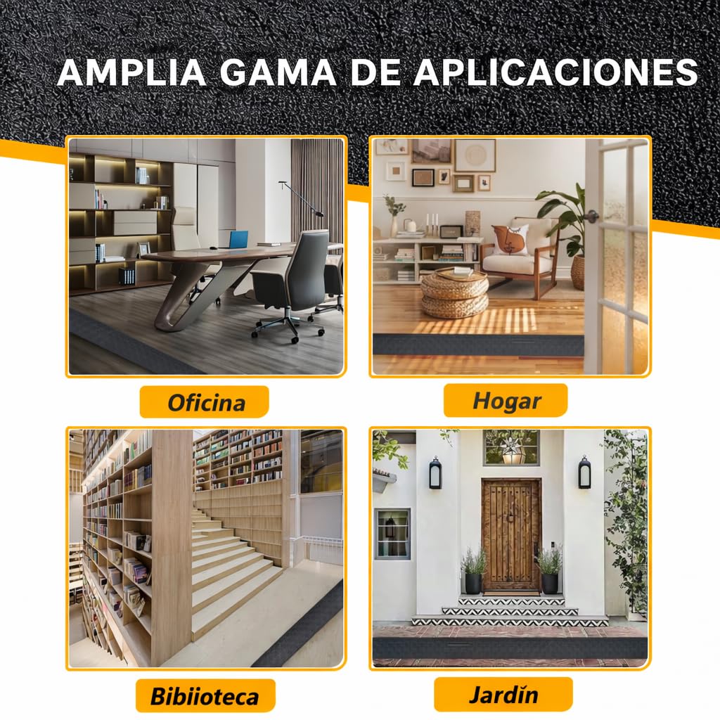 Cubierta de Cable para Piso, 80''/203cm Protector de Cable, Rampas de Protección de Manguera de Alta Resistencia en Estacionamientos, Almacenes y Hogares (Pequeño Modelo, 4 Piezas)