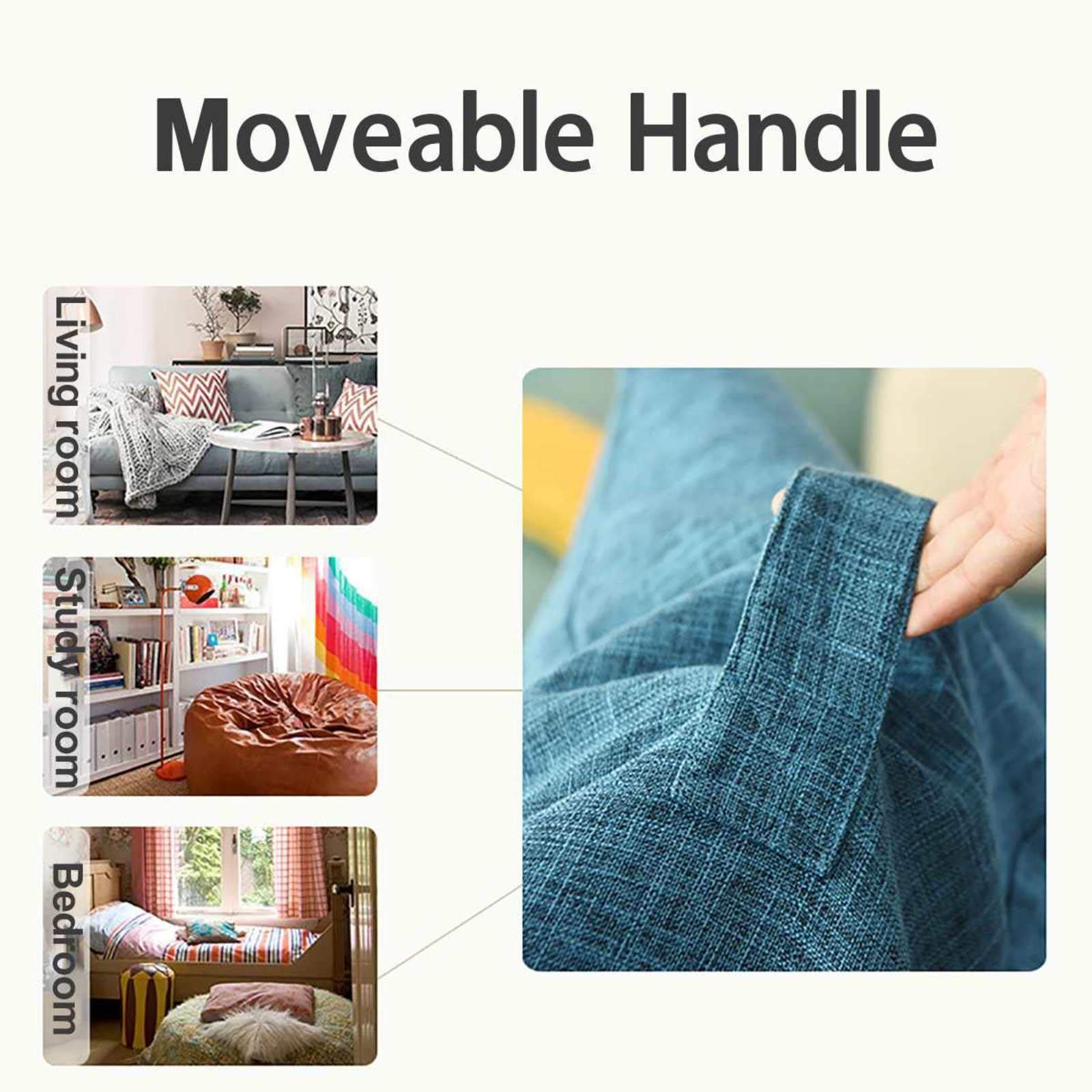 Paresseux Housse De Canapé Chaises Sans Remplissage Toile De