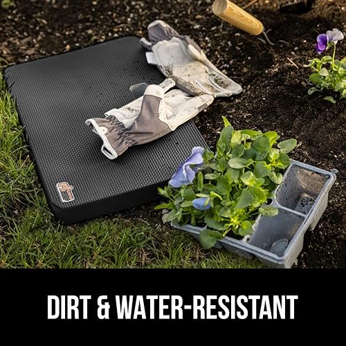 Vista 87 de Gorilla Grip - Tapete original grueso de alta calidad para arrodillarse, ideal para jardinería, trabajar en el patio, yoga, para arrodillarse