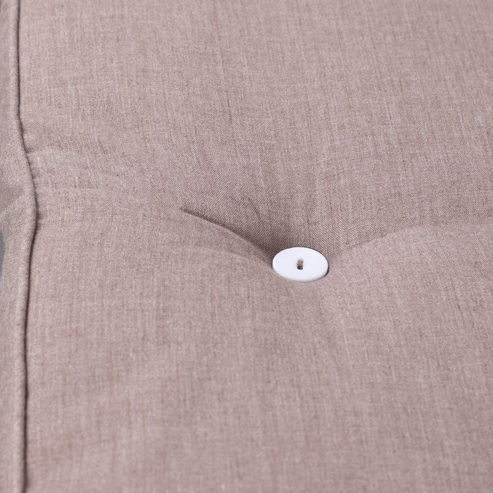 Detex Coussin de Chaise Longue Respirant Crème chiné