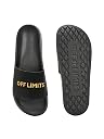 OFF LIMITS Men Sandy B&T Sliders,Black/Gold,13 UK gallery image
