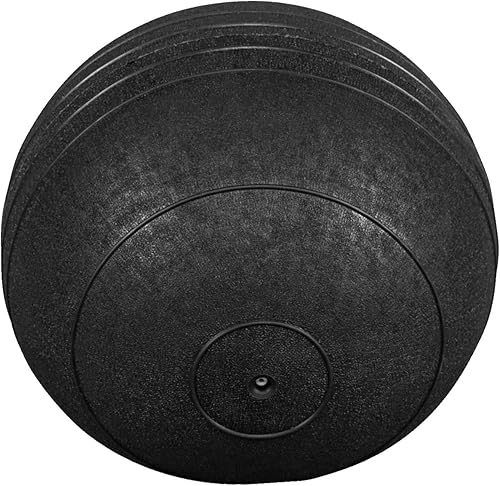 Miniatura 3 de GORILLA SPORTS Slam Ball  10 libras20 libras, goma, sin rebote, agarre texturizado, negro  Balones medicinales con peso de calidad alemana,