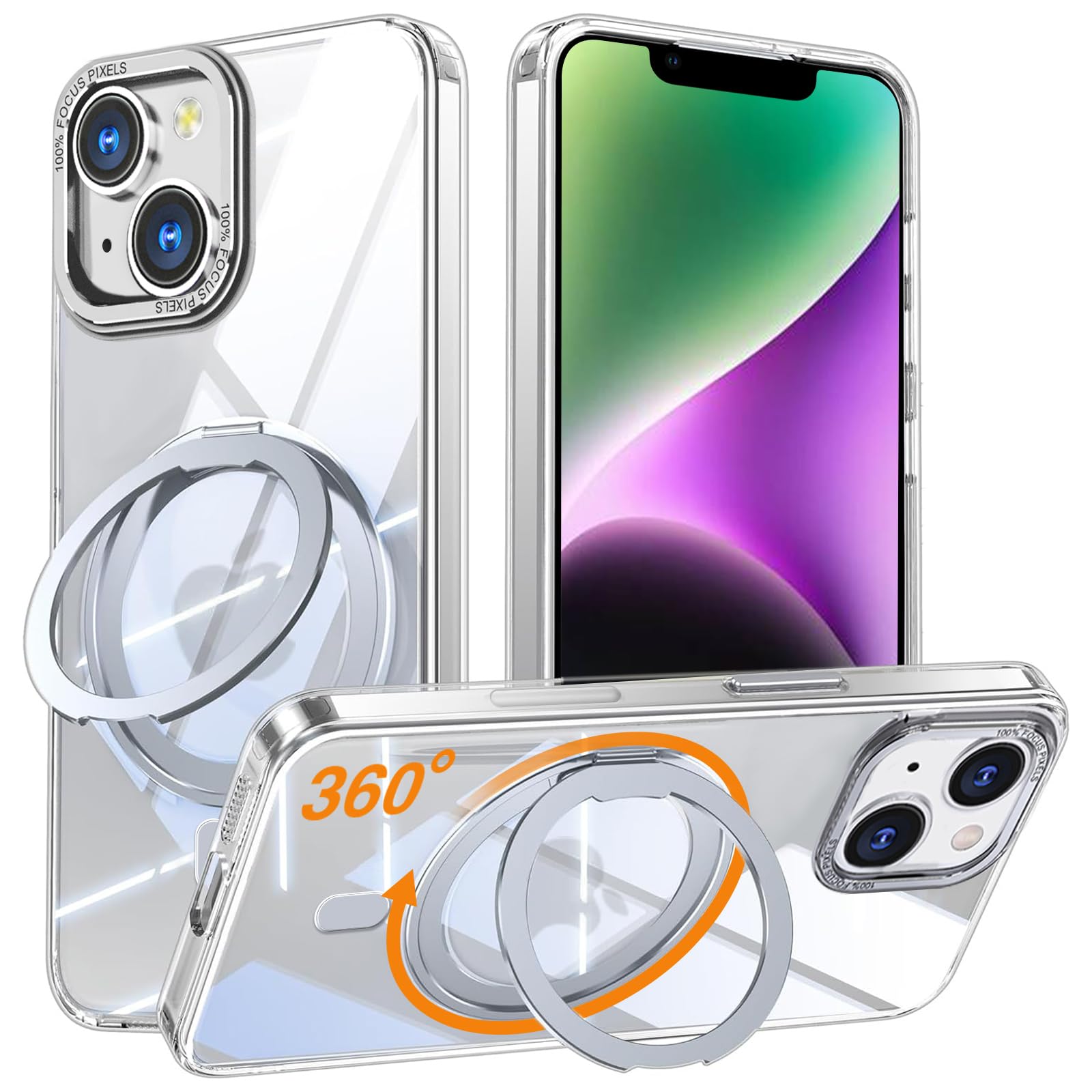 iPhone14【難あり】& MagSafe充電器 & クリアスマホケース×2 Amazon.co.jp: MagSafe対応 iPhone 14 Pro Max用 ケースクリア