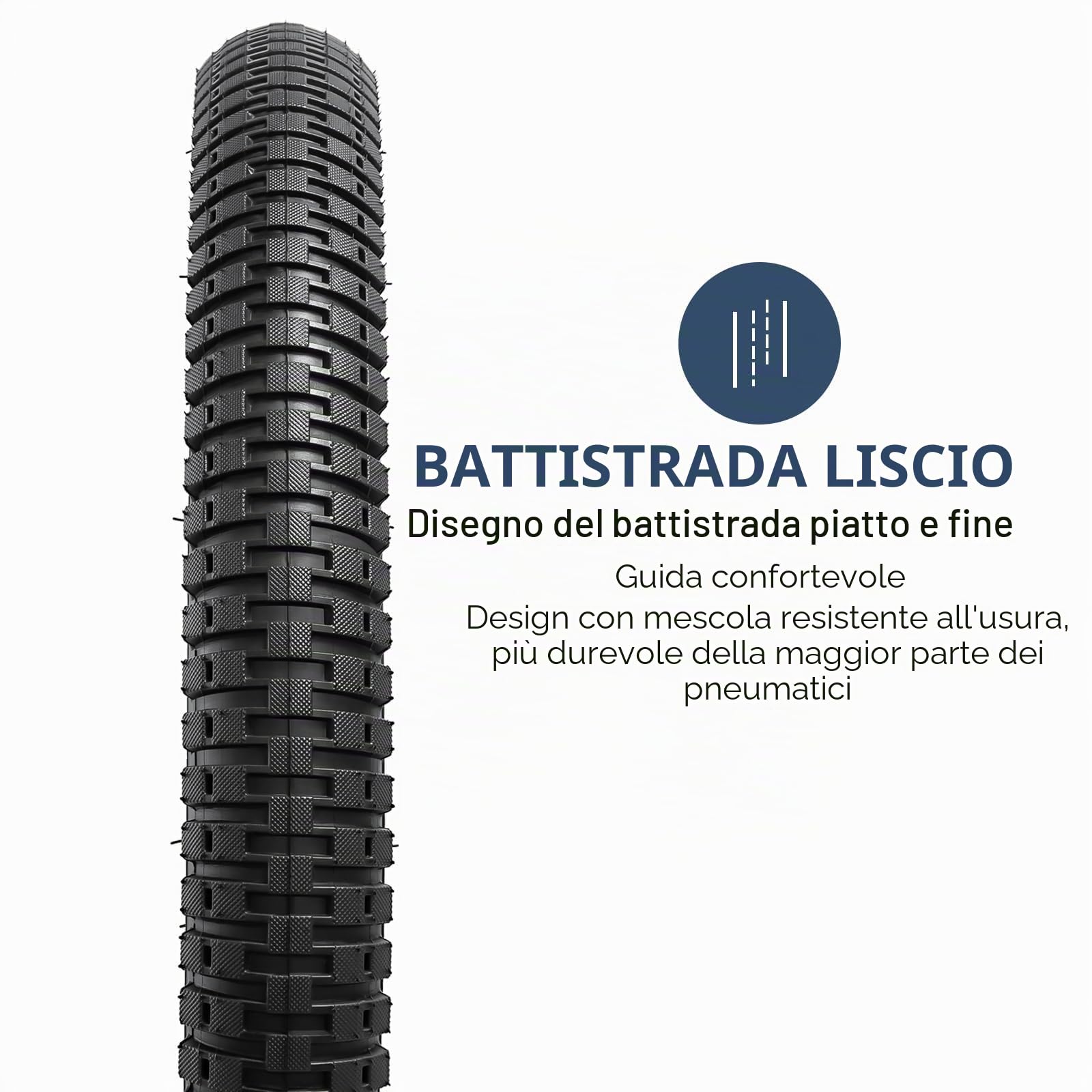 YunSCM 2Pcs Pieghevole 18 pollici pneumatici 18x2.125 ETRTO 57-355 e 2Pcs 18 pollici Camera d'aria AV32mm valvola Schrader, compatibile Bicicletta 18x2.10 18x2.125 18x2.25 Copertoni e Camera d'aria