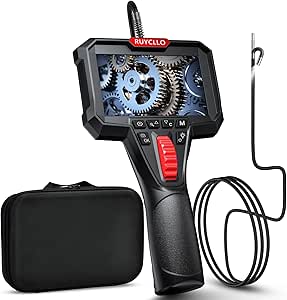 Industriële 5 Inch Endoscoop met Dubbele Camera en Verstelbare LED's