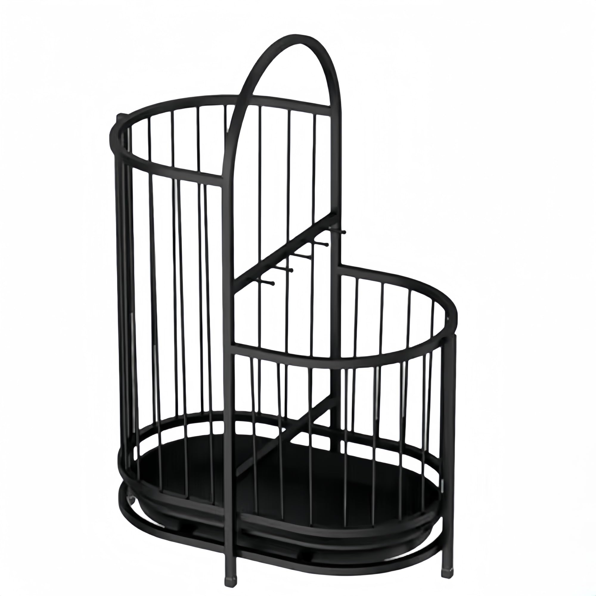 Parasol étendoir design doré de 50 cm de hauteur, accessoire chic pour le bureau