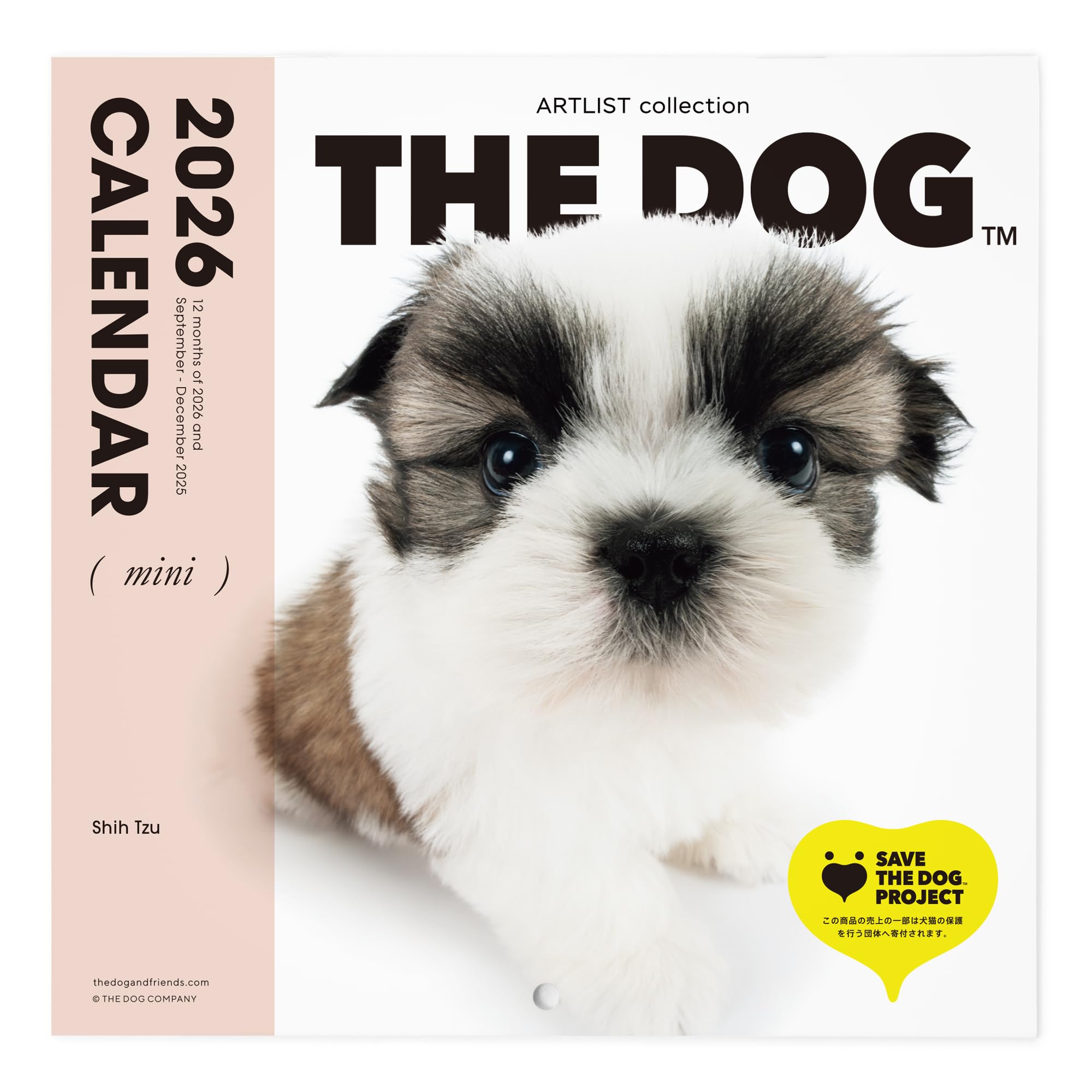 Amazon | THE DOG カレンダー 2026 壁掛け ミニサイズ [シー・ズー